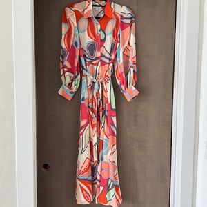 Printed maxi dress